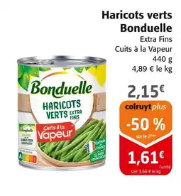 Colruyt BONDUELLE Haricots verts Extra Fins offre