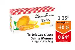 Colruyt Bonne Maman Tartelettes citron offre