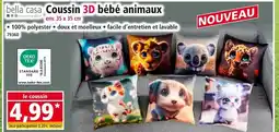 Norma bella casa Coussin 3D bébé animaux offre