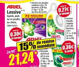 Norma Ariel Lessive offre