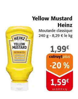 Colruyt HEINZ Yellow Mustard offre