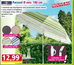 Norma Solax-Sunshine Parasol Ø env. 180 cm offre