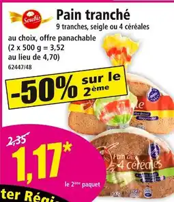 Norma Serebis Pain tranché offre