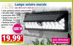Norma I-GLOW Lampe solaire murale offre