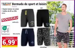 Norma TOPTEX SPORT Bermuda de sport et loisirs homme offre
