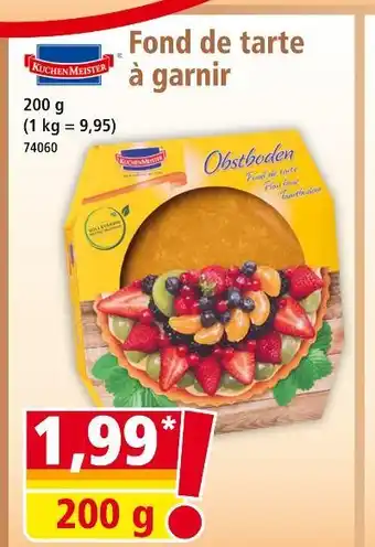 Norma KuchenMeister Fond de tarte à garnir offre