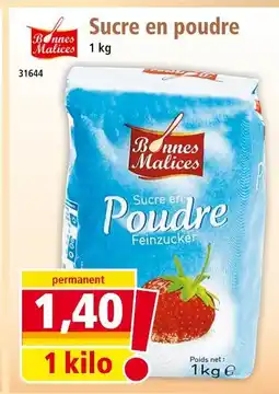 Norma Bonnes Malices Sucre en poudre offre