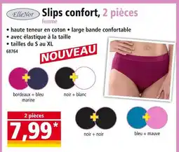 Norma ElleNor Slips confort offre