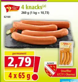 Norma Stoeffler 67211 Obernai 4 knacks offre