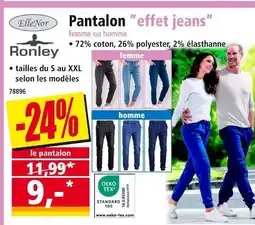 Norma ElleNor / Ronley Pantalon effet jeans offre