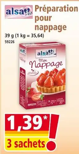 Norma Alsa Préparation pour nappage offre