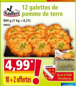 Norma Kauffer's 12 galettes de pomme de terre offre