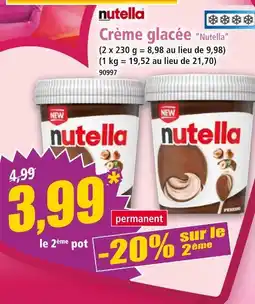 Norma NUTELLA Crème glacée offre