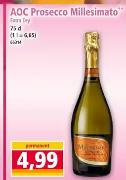 Norma EXTRA DRY Aoc prosecco millesimato offre