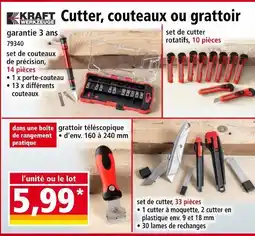 Norma Kraft Werkzeuge Cutter, couteaux ou grattoir offre