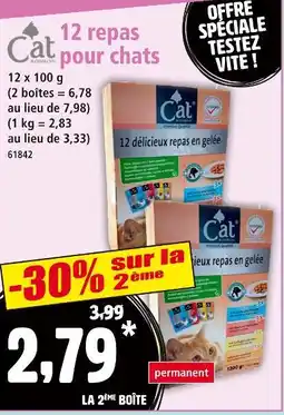 Norma Cat bonbon 12 repas pour chats offre