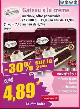 Norma Fürstenkrone Gâteau à la crème offre