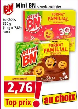 Norma Mini BN chocolat ou fraise offre