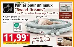 Norma Cat Bonbon Panier pour animaux Sweet Dreams offre