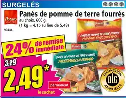 Norma Potato Master Panés de pomme de terre fourrés offre