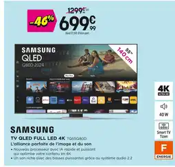 Pulsat Samsung Tv Qled full Led 4K offre
