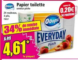 Norma Papier toilette senteur pêche offre