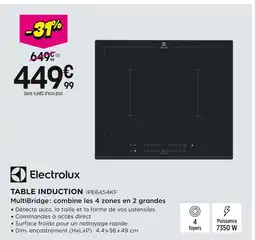 Pulsat Electrolux Table induction offre