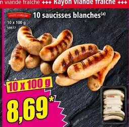 Norma Saucisses blanches offre