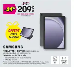 Pulsat Samsung Tablette + Cover offre