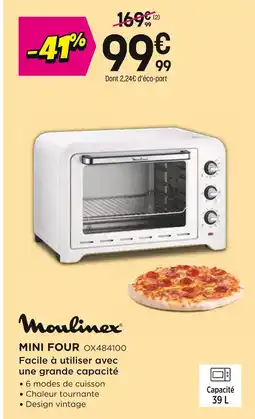 Pulsat Moulinex Mini four offre