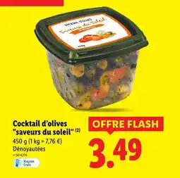 Lidl SAVEURS DU SOLAIL Cocktail d'olives offre
