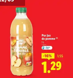 Lidl SOLEVITA Pur jus de pomme offre