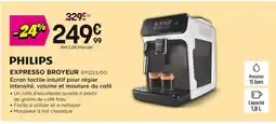 Pulsat Philips Expresso broyeur offre