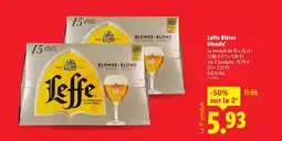 Lidl LEFFE Bières blonde offre
