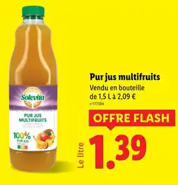 Lidl SOLEVITA Pur jus multifruits offre