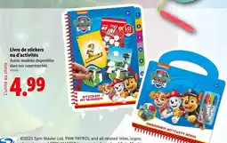 Lidl Nickelodeon Livre de stickers ou d’activités offre
