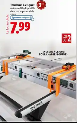 Lidl ULTIMATE SPEED Tendeurs à cliquet offre