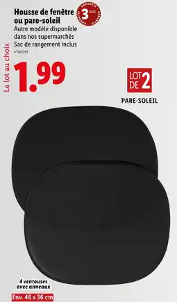 Lidl Housse de fenêtre ou pare-soleil offre