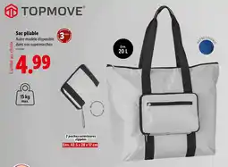 Lidl Topmove Sac pliable offre