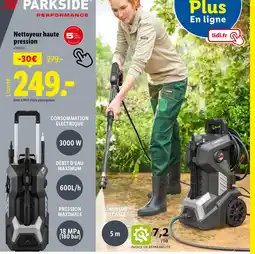 Lidl PARKSIDE PERFORMANCE Nettoyeur haute pression offre