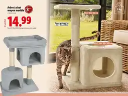Lidl Zoofari Arbre à chat moyen modèle offre