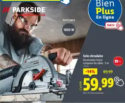 Lidl Parkside Scie circulaire offre