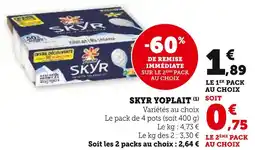 Super U Yoplait Skyr offre