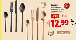 Lidl Livarno home Couverts offre