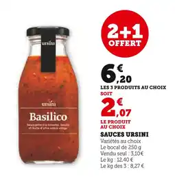 Super U URSINI Sauces offre