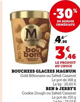 Super U Magnum Bouchees glacees Magnum offre