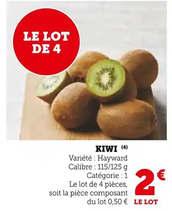 Super U Kiwi offre