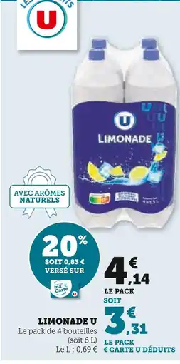 Super U U Limonade offre