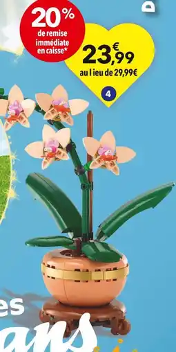 JouéClub Lego 10343 - L’Orchidée Miniature offre