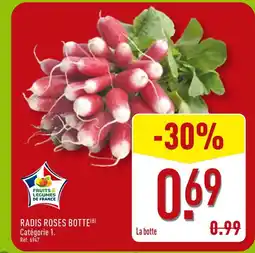 ALDI Radis roses botte offre